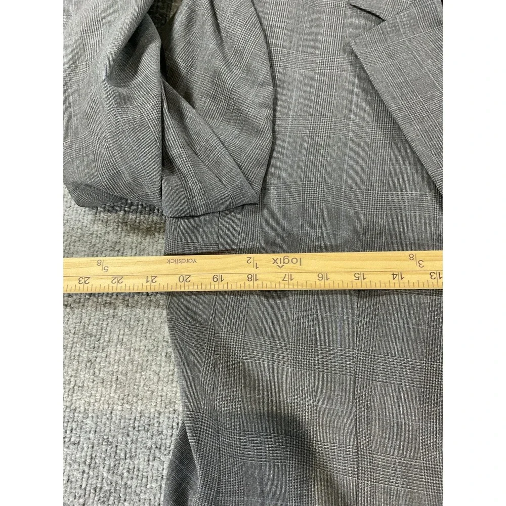 Brooks Brothers 346 Blazer Mens 41R Gray 97% Wool Stretch Sport Coat 2 Button Cl
